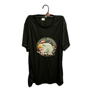 Lee Black Patriotic Graphic Tee Sz L
